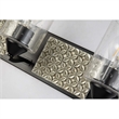 Bowery Hill 3-light Metal Bath Vanity Light in Matte Black/Silver