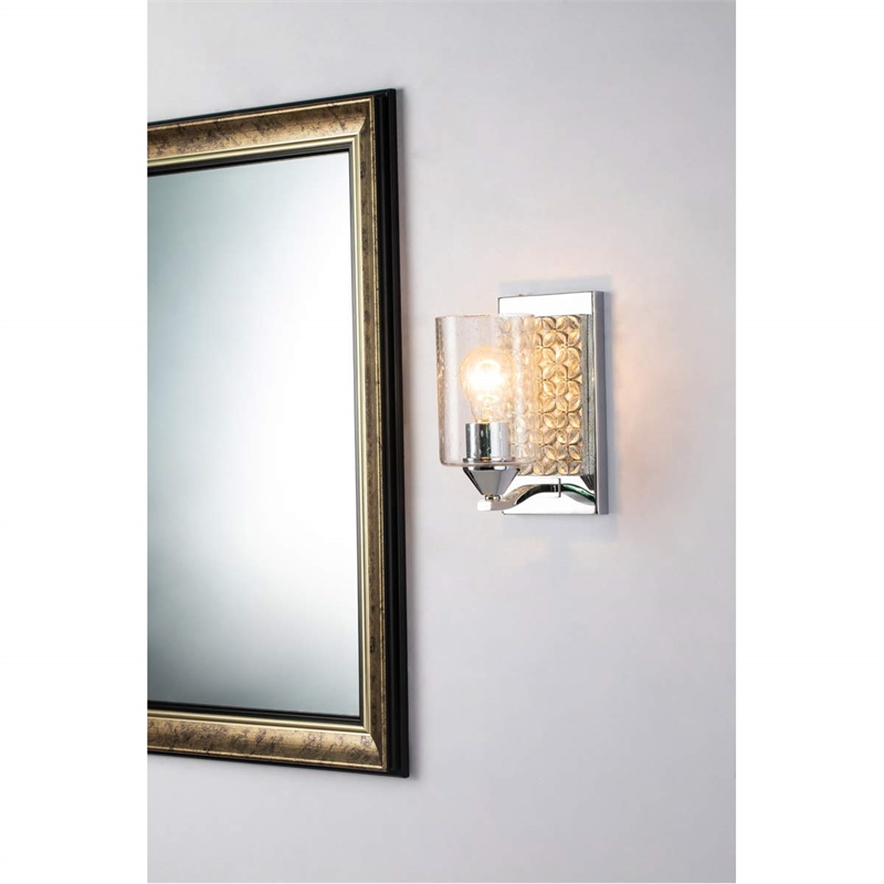 Bowery Hill 1-light Metal Bath Vanity Light in Polished Chrome/Silver