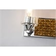 Bowery Hill 2-light Metal Bath Vanity Light in Polished Chrome/Gold
