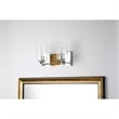 Bowery Hill 2-light Metal Bath Vanity Light in Polished Chrome/Gold
