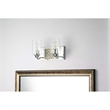 Bowery Hill 2-light Metal Bath Vanity Light in Polished Chrome/Silver