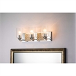 Bowery Hill 3-light Metal Bath Vanity Light in Polished Chrome/Silver