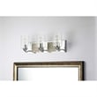 Bowery Hill 3-light Metal Bath Vanity Light in Polished Chrome/Silver