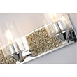 Bowery Hill 4-light Metal Bath Vanity Light in Polished Chrome/Silver