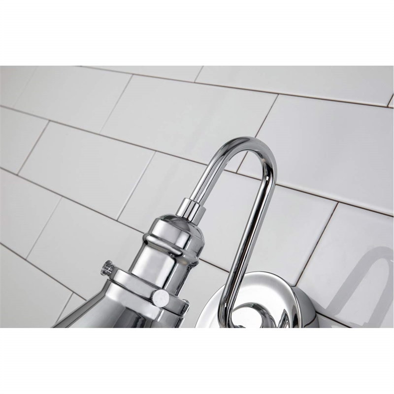 Bowery Hill 1-light Metal Bath Vanity Light in Polished Chrome