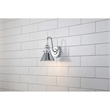 Bowery Hill 1-light Metal Bath Vanity Light in Polished Chrome
