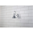 Bowery Hill 1-light Metal Bath Vanity Light in Polished Chrome