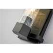 Bowery Hill 1-light Transitional Metal Bath Vanity Light in Black/Gray