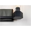Bowery Hill 2-light Transitional Metal Bath Vanity Light in Black/Gray