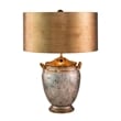 Bowery Hill Jackson Traditional Metal Table Lamp in Antique Silver/Gold
