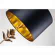 Bowery Hill Traditional Metal Table Lamp in Antique Gold/Matte Black