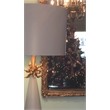 Bowery Hill Contemporary Metal Table Lamp with Gold Accents in Blue