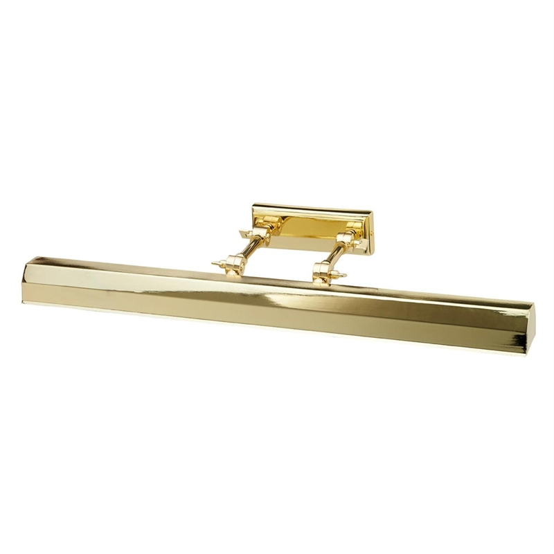 Bowery Hill 1-Light Large Metal Wall Sconce in Polished Brass