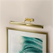 Bowery Hill 1-Light Large Metal Wall Sconce in Polished Brass