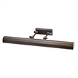 Bowery Hill Transitional 1-Light Large Metal Wall Sconce in Dark Bronze