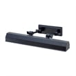 Bowery Hill Transitional 1-Light Medium Metal Wall Sconce in Black