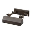 Bowery Hill Transitional 1-Light Small Metal Wall Sconce in Dark Bronze