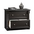 Bowery Hill Set of 2 Wood L-Shaped Computer Desk & Lateral Filing Cabinet