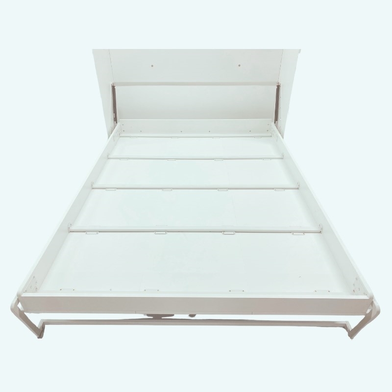 Bowery Hill Modern 65-inch Queen Murphy Bed Sturdy in White