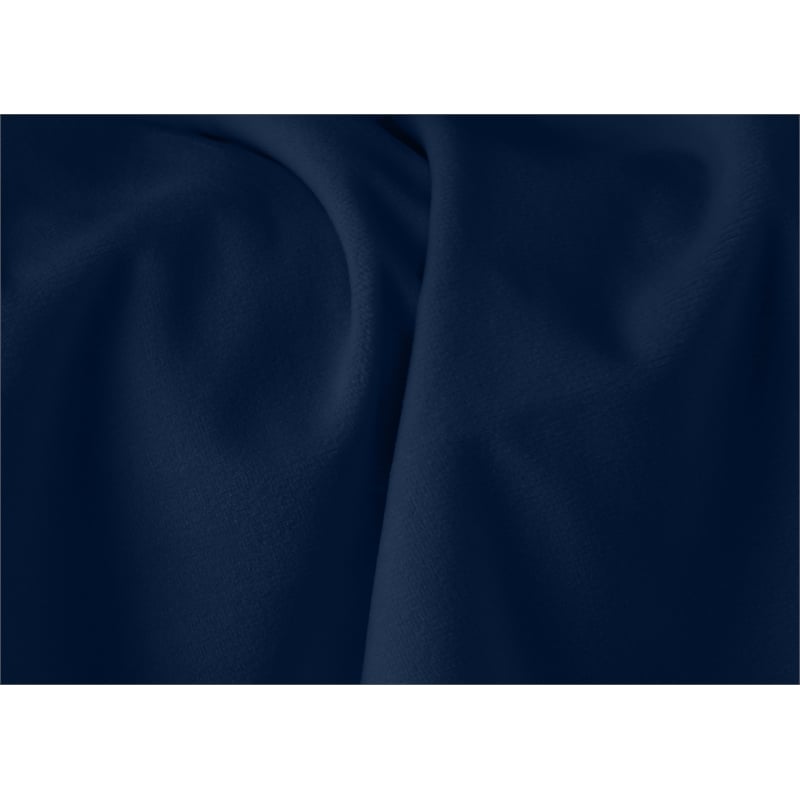 Bowery Hill Contemporary Deep Button Tufted Soft Navy Velvet King Bed