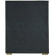 Bowery Hill Contemporary Cream Velvet Twin Bed with Gold/Chrome Legs Included