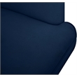 Bowery Hill Contemporary Navy Velvet Upholstered Accent Chair
