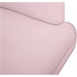 Bowery Hill Contemporary Pink Velvet Upholstered Accent Chair