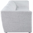 Bowery Hill Contemporary Upholstered Grey Durable Linen Textured Modular Sofa