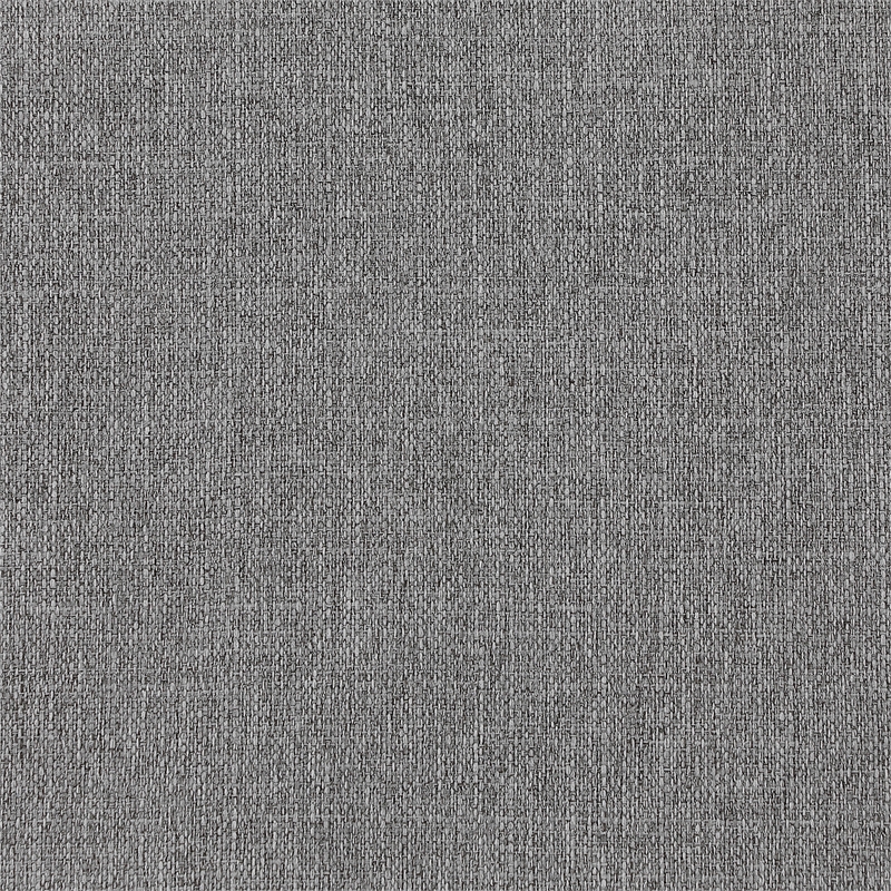 Bowery Hill Contemporary Upholstered Grey Durable Linen Textured Corner