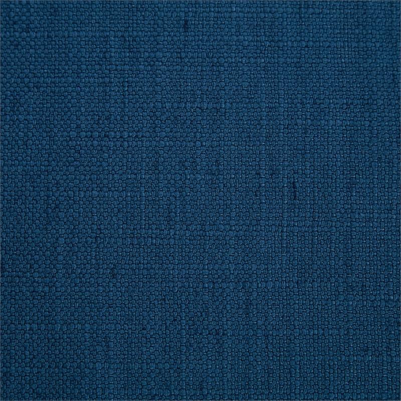 Bowery Hill Contemporary Navy Linen Textured Fabric King Bed