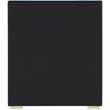 Bowery Hill Contemporary Navy Linen Textured Fabric Twin Bed