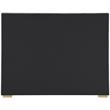 Bowery Hill Contemporary Grey Linen Textured Fabric King Bed