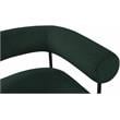 Bowery Hill Contemporary Rich Green Boucle Fabric Accent Chair