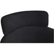 Bowery Hill Contemporary Black Velvet Dining Chair (Set of 2)