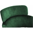 Bowery Hill Contemporary Green Velvet Dining Chair (Set of 2)