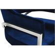 Bowery Hill Contemporary Navy Velvet Dining Chair (Set of 2)