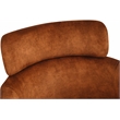 Bowery Hill Contemporary Cognac Velvet Dining Chair (Set of 2)