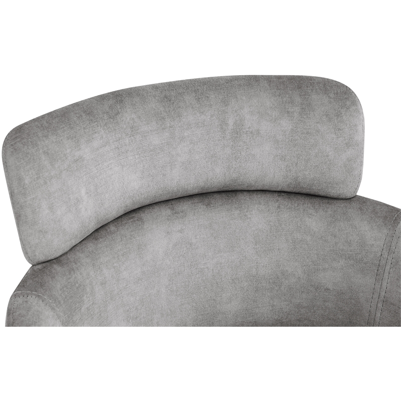 Bowery Hill Contemporary Grey Velvet Dining Chair (Set of 2)
