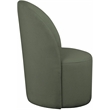 Bowery Hill Contemporary Rich Green Durable Fabric Accent Chair