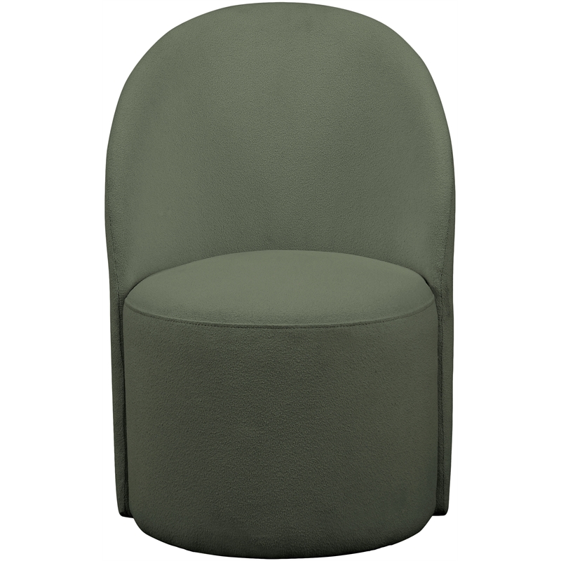 Bowery Hill Contemporary Rich Green Durable Fabric Accent Chair