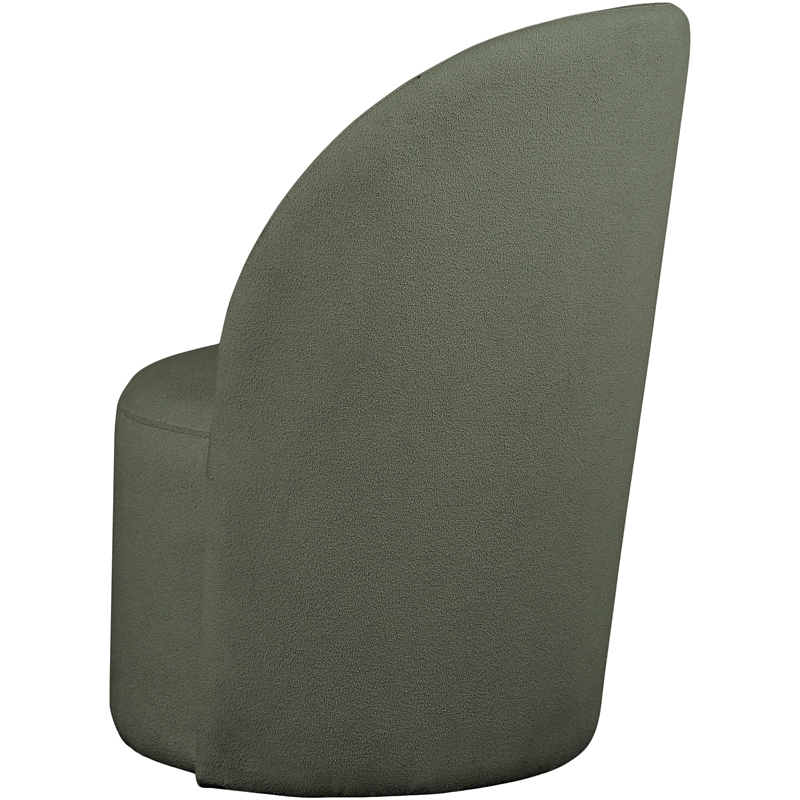 Bowery Hill Contemporary Rich Green Durable Fabric Accent Chair