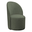 Bowery Hill Contemporary Rich Green Durable Fabric Accent Chair