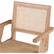 Bowery Hill Contemporary Natural Dining Arm Chair (Set of 2)
