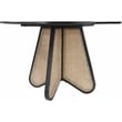 Bowery Hill Modern / Contemporary Solid Wood Black Dining Table