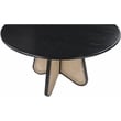 Bowery Hill Modern / Contemporary Solid Wood Black Dining Table