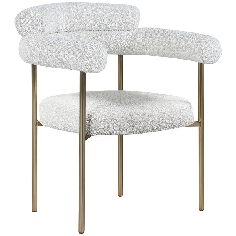 Bowery Hill Modern / Contemporary Rich Cream Dining Chair (Set of 2)