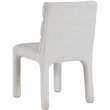 Bowery Hill Contemporary Rich Cream Boucle Fabric Dining Chair