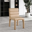 Bowery Hill Contemporary Camel Velvet Dining Chair (Set of 2)