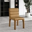 Bowery Hill Contemporary Saddle Velvet Dining Chair (Set of 2)