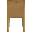 Bowery Hill Contemporary Saddle Velvet Dining Chair (Set of 2)